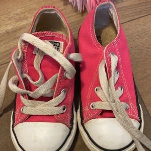Toddler girls size 8 Converse